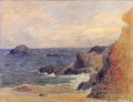 Die Rocky Coast Rocks am Meer Paul Gauguin